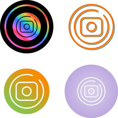 Record Circle Vector Icon