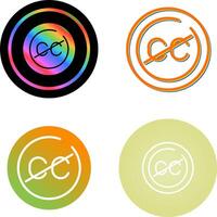 Closed Captions Circle Vector Icon