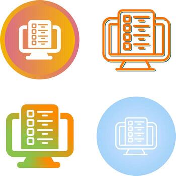 Computer Vector Icon