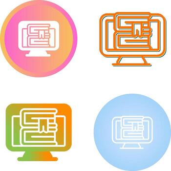 Computer Vector Icon