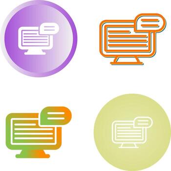 Computer Vector Icon