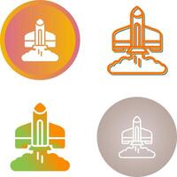 Rocket Launch Vector Icon