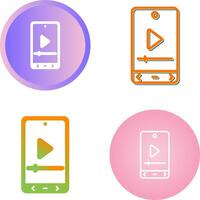 Video Player Vector Icon