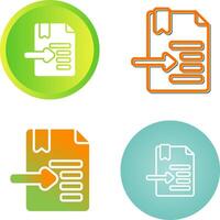 Indent Vector Icon