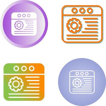 Browser Vector Icon