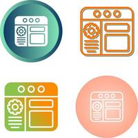 Web Browser Vector Icon