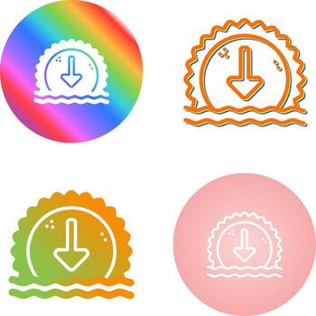 Sunset Vector Icon
