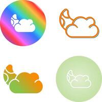 icono de vector de nube