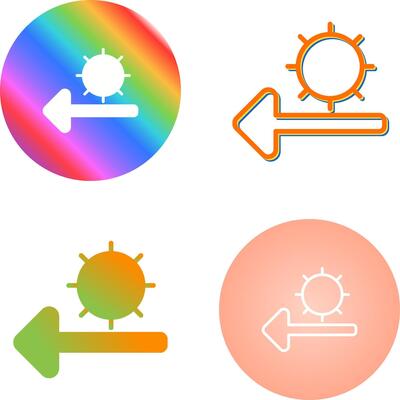 Sun Vector Icon