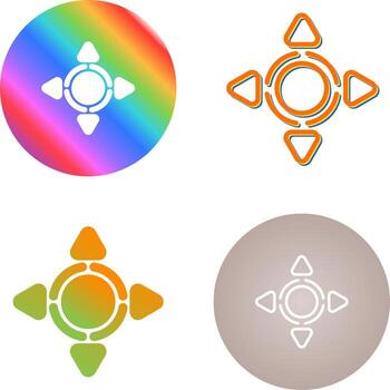 icono de vector de posición