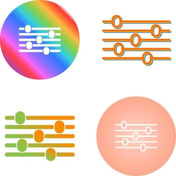 Equalization Vector Icon
