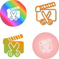 Film Editing Vector Icon