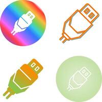 Usb Cable Vector Icon