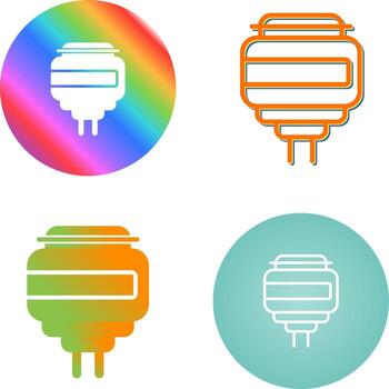 icono de vector de enchufe