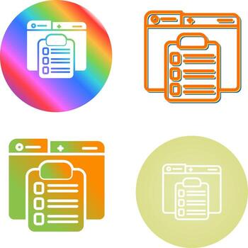 Checklist Vector Icon