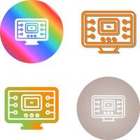 Desktop Vector Icon