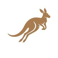 Kangaroo Aesthetic Logo vector