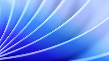 Abstract 3D Geometrical Blue Background with Rotating Curved Lines video