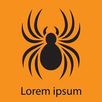 Spider logo for business or artwork vector