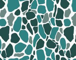 Green and Gray Leopard Print Pattern on White Background, Letterboxing, Organic Shapes, Light Teal and Dark White, Multi-Coloured Minimalism vector