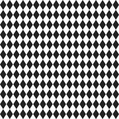 Harlequin Seamless Pattern. Rhombus Background Vector