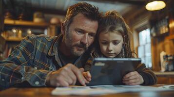 AI generated Digital Learning Together photo