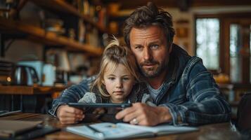AI generated Digital Learning Together photo