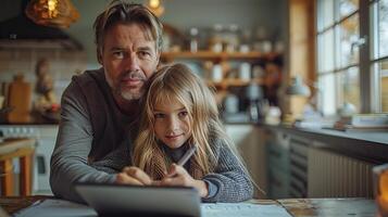 AI generated Digital Learning Together photo