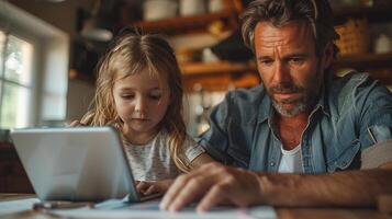AI generated Digital Learning Together photo