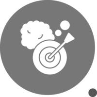 Dream Dart Glyph Shadow Icon vector