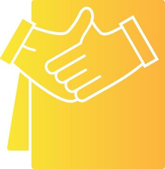 camaradería sólido multi degradado icono vector
