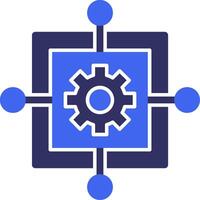 Scope Creep Solid Two Color Icon vector