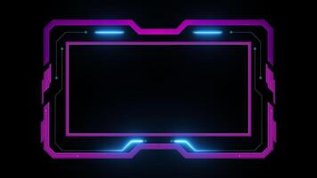 Twitch Frame Overlay With Alpha Transparent Background video