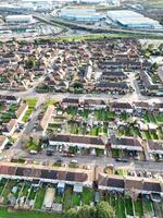 Aerial View of Central Dagenham London City of England UK. March 2nd, 2024 photo