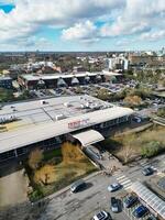 Aerial View of Central Watford City of England UK. March 3rd, 2024 photo