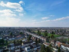 High Angle View of Luton Town of England photo