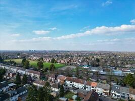 High Angle View of Luton Town of England photo