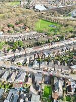 Aerial View of Central Watford City of England United Kingdom. March 3rd, 2024 photo