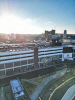 High Angle View of Buildings at City Centre and Downtown of Luton, England United Kingdom. Dec 1st, 2023 photo