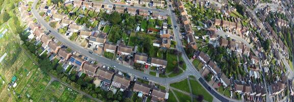 Aerial Panoramic View of East Luton City of England UK. August 17th, 2023 photo