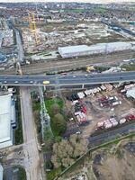 Aerial View of Dagenham London City of England United Kingdom. March 2nd, 2024 photo