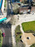 Aerial View of City Centre of Welwyn Garden City of England UK. March 1st, 2024 photo