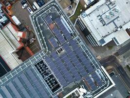 High Angle View of Buildings at City Centre and Downtown of Luton, England United Kingdom. Dec 1st, 2023 photo