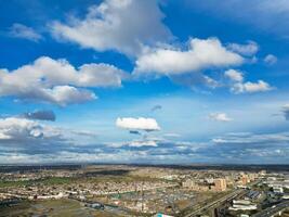 Aerial View of Central Dagenham London City of England UK. March 2nd, 2024 photo