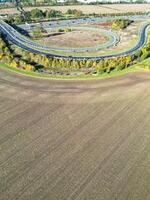 Aerial View of Countryside of Hemel Hempstead Town of England UK. November 5th, 2023 photo