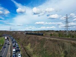 aéreo ver de central watford ciudad de Inglaterra Reino Unido. marzo tercero, 2024 foto