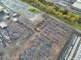 Aerial View of Dagenham London City of England United Kingdom. March 2nd, 2024 photo