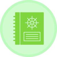 Captain logbook Multicolor Circle Icon vector