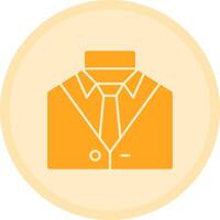Suit and tie representing professional attire Multicolor Circle Icon vector