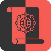 Unity Quest Red Inverse Icon vector